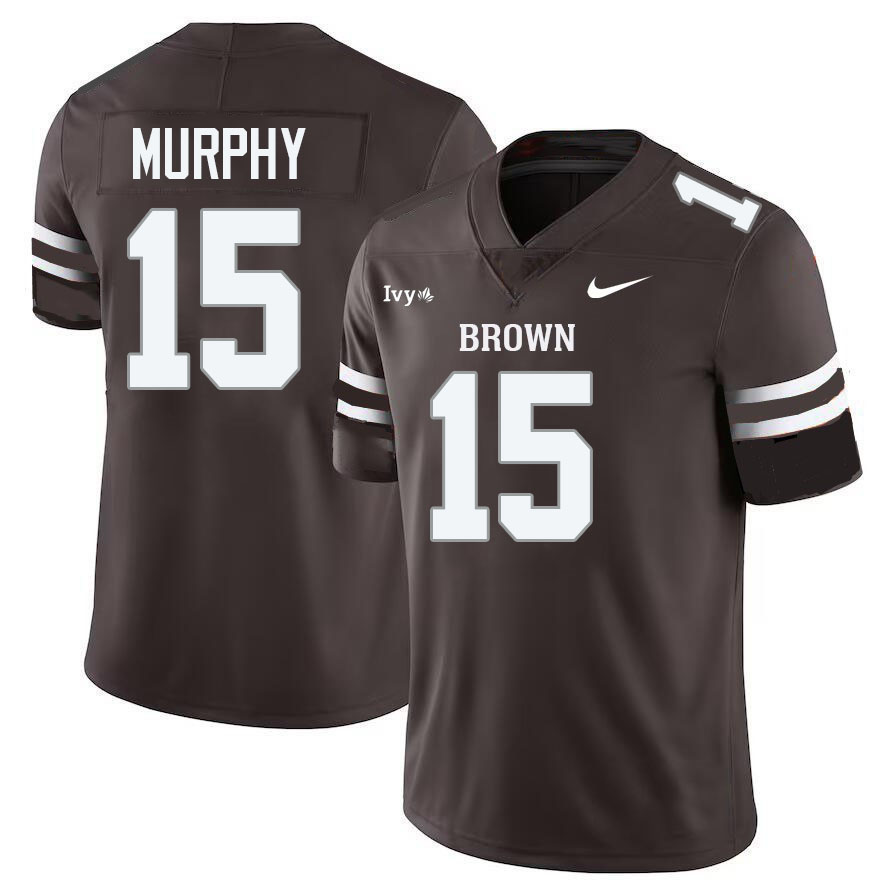 Brown Bears #15 James Murphy College Football Jerseys,Uniforms Stitched-Brown